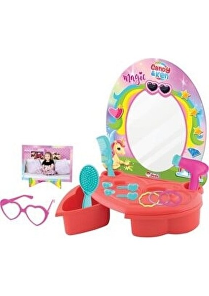 Güzellik Salonu Candy Kent Kız Çocuklar İçin Renkli Aksesuar Seti 16 Parça fırsatları