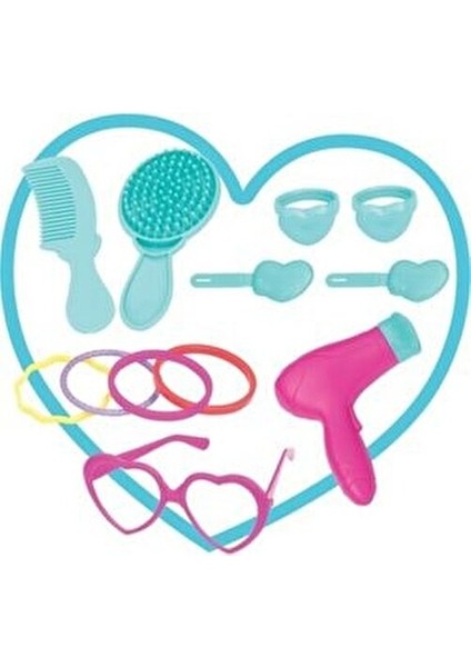 Güzellik Salonu Candy Kent Kız Çocuklar İçin Renkli Aksesuar Seti 16 Parça indirimleri