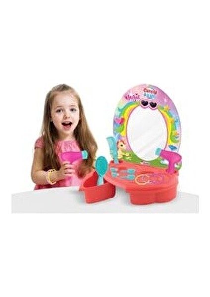 Güzellik Salonu Candy Kent Kız Çocuklar İçin Renkli Aksesuar Seti 16 Parça