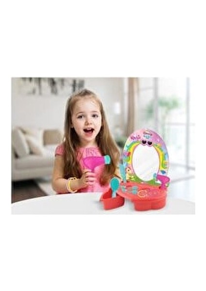 Güzellik Salonu Candy Kent Kız Çocuklar İçin Renkli Aksesuar Seti 16 Parça