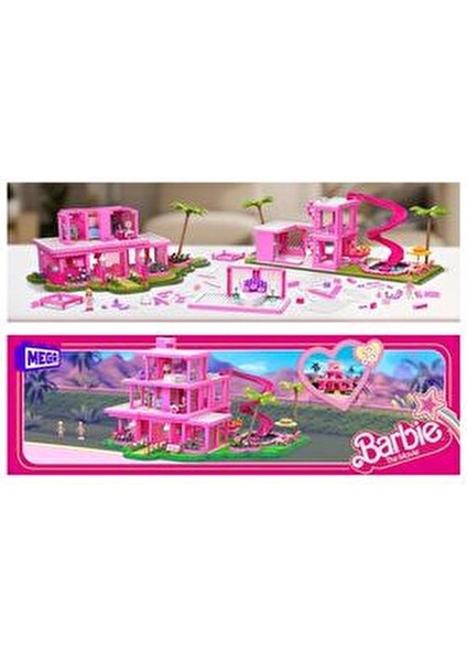 Mega Rüya Evi 1795 Parça Kız Çocuklar İçin Pembe Renkli Eğlenceli Oyun Seti indirimleri