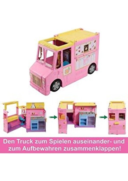 Limonata Aracı Kız Çocuklar İçin Pembe Renkli Eğlenceli Oyun Seti