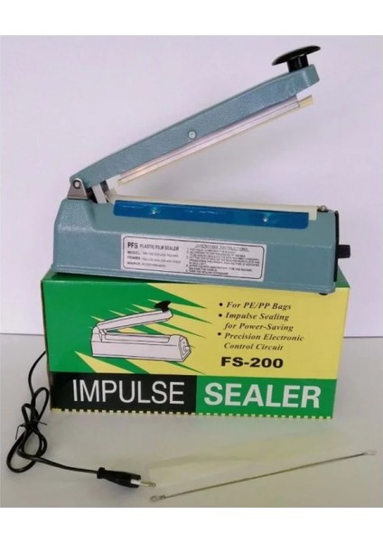 20CM Metal Gövde Poşet Ağzı Yapıştırma Kapatma Makinası FS-200 (4887) fiyatları