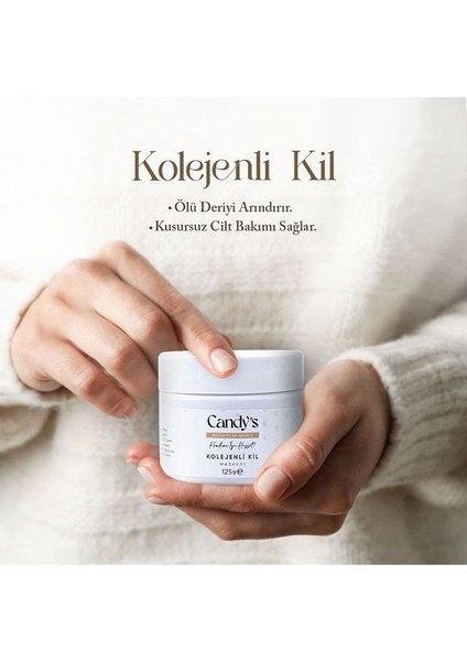 Candy's Kolajen Kil Maskesi Akne ve Siyah Nokta Engelleyici modelleri