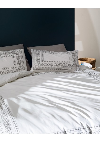 Arber Çift Kişilik %100 Pamuk Nevresim Takımı - Gri fiyatları