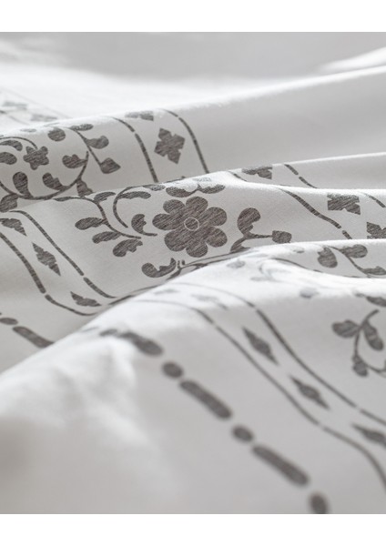 Arber Çift Kişilik %100 Pamuk Nevresim Takımı - Gri fırsatları