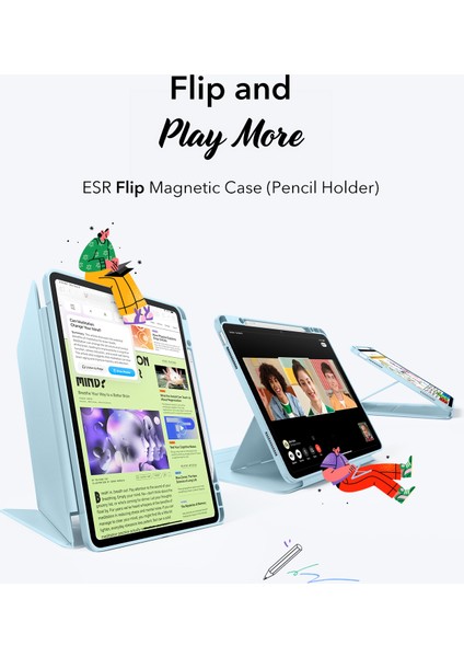 iPad Air 13 M2-M3 (2025) Flip (Kalem Kontrol) Kılıf fiyatları