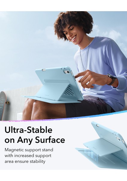 iPad Air 13 M2-M3 (2025) Flip (Kalem Kontrol) Kılıf