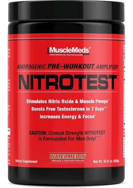 Nitrotest Androgenic Preworkout