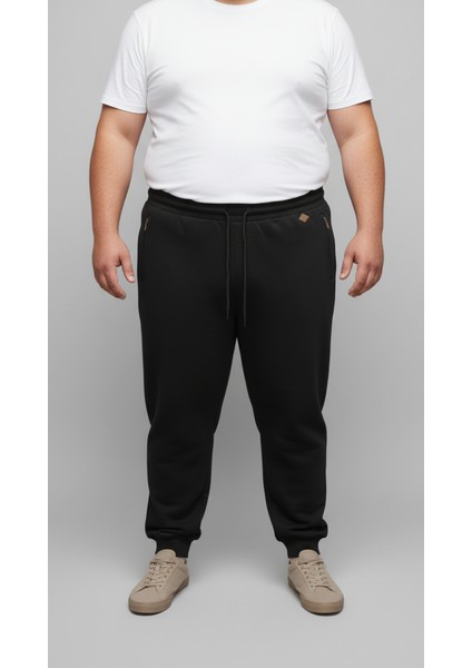 Eşofman Altı Lastikli Paça Ince Pamuklu Fermuarlı Battal Beden Erkek modelleri