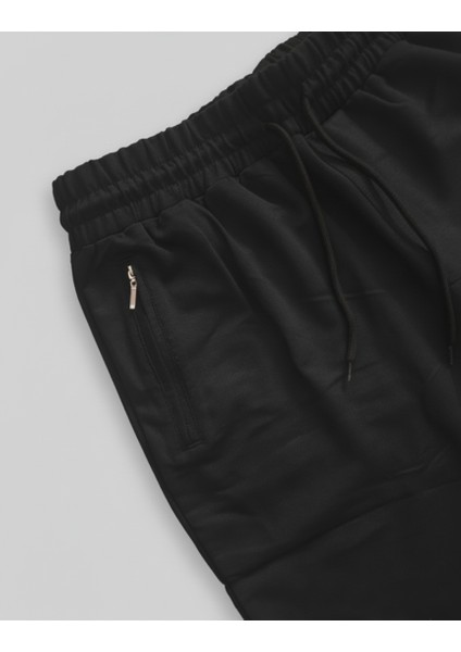 Eşofman Altı Lastikli Paça Ince Pamuklu Fermuarlı Battal Beden Erkek fırsatları