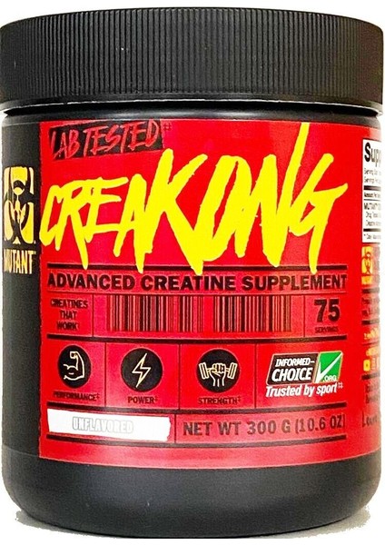 Creakong - Adv Creatine Monohydrate - Creatine Malate + Creatine Magnesium Chelate 75 Servis