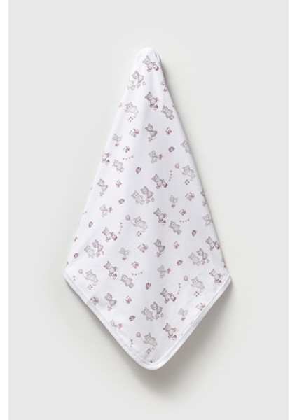 %100 Organik Pamuk Çift Katlı You And Me Bebek Battaniyesi