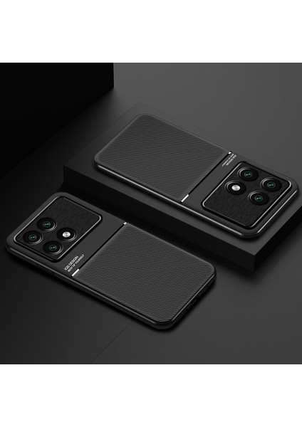 Xiaomi Redmi K70 Kılıfı, Şık Moire Gömülü Demir Plaka Halkasız Braketli Telefon Kılıfı-Kırmızı (Yurt Dışından) indirimleri