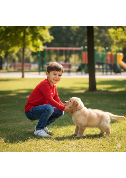 Unisex Çocuk Kırmızı Ay Yıldız Türk Bayraklı Uzun Kollu T-Shirt fiyatları