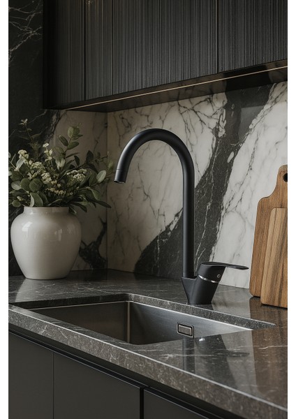 Mix Delta Borulu Mutfak Eviye Bataryası Sıcak Soğuk Girişli - 2 Yıl Garantili modelleri