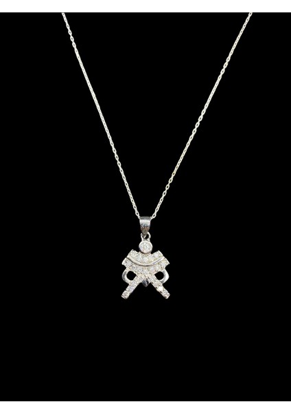 925 Ayar Modern Model, 40-45 cm Kolye Uzunluğu, Ağırlık Ortalama 2-2,5 gr Aralığında, Mükemmel Hediye 925 Ayar Gümüş Kolye (KOD2778)