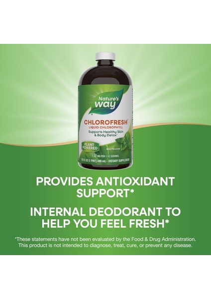 Nature's Way Chlorofresh Liquid Chlorophyll fiyatları