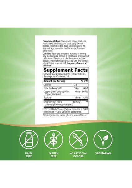 Nature's Way Chlorofresh Liquid Chlorophyll fırsatları