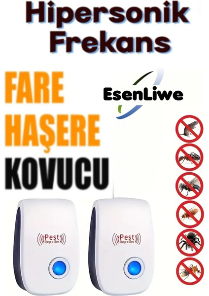 Ultrasonik Kızılötesi Fare Haşere Sıçan Kemirgen Kovucu Haşere Elektronik Fare ve Haşere Kovucu