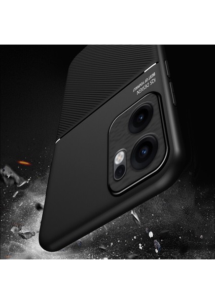 Oppo RENO13 F 5g Kılıfı, Şık Moire Gömülü Demir Plaka Halkasız Braketli Telefon Kılıfı-Kırmızı (Yurt Dışından) indirimleri