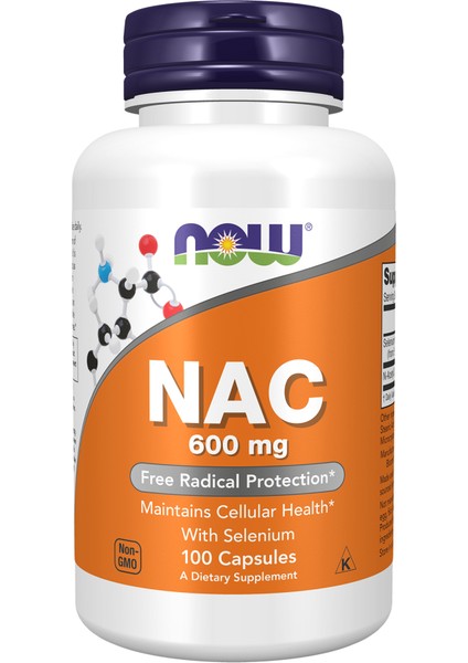 Nac 600 Mg 100 Vegetarian Capsules