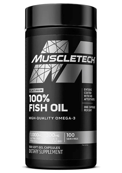 , Platinum %100 Omega 3 100 Jel Kapsül