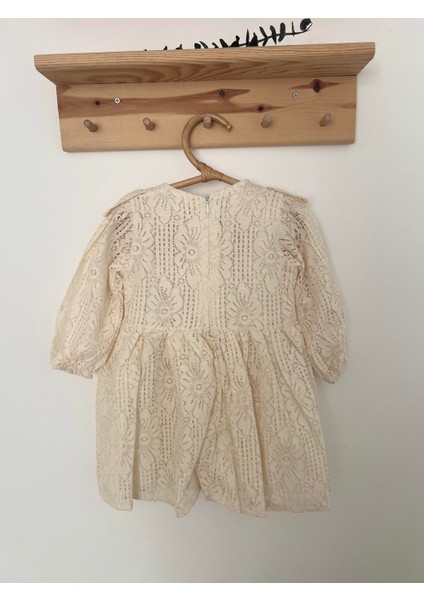 Kız Bebek Çocuk Uzun Kollu Dantelli Fiyonklu Fırfırlı Parti Düğün Doğum Günü Bayramlık Elbise indirimleri