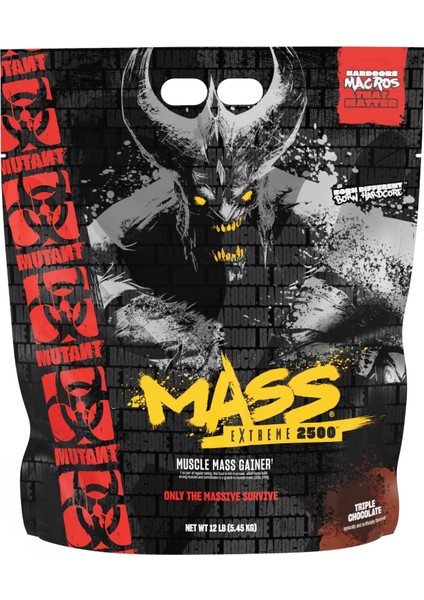 Mass Extreme Gainer – Whey Protein Powder – Build Muscle Size And Strength – High Density Clean Calories