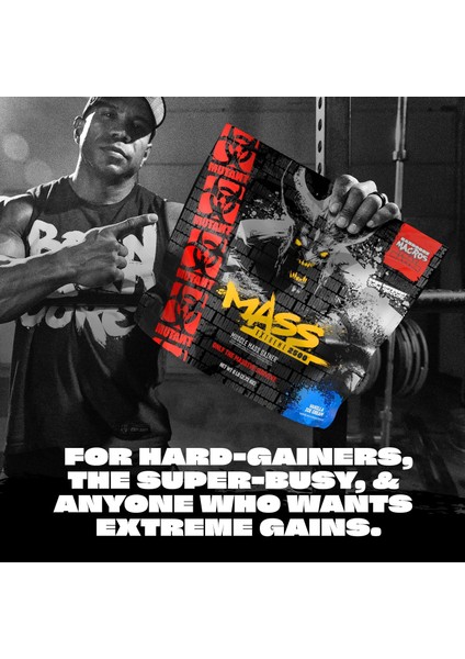 Mass Extreme Gainer – Whey Protein Powder – Build Muscle Size And Strength – High Density Clean Calories fırsatları