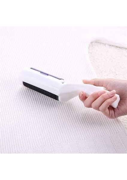 Taşınabilir Elektrostatik Hazneli Rulo Şeklinde Evcil Hayvan Tüyü Saç Toplayıcısı