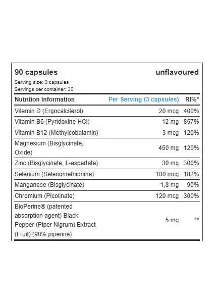 Zm8+ Zma Zinc Magnesium Bisglycinate Selenium 90 Caps fiyatları