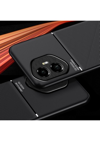 Honor 300 Kılıfı, Şık Moire Gömülü Demir Plaka Halkasız Braketli Telefon Kılıfı-Yeşil (Yurt Dışından) fırsatları