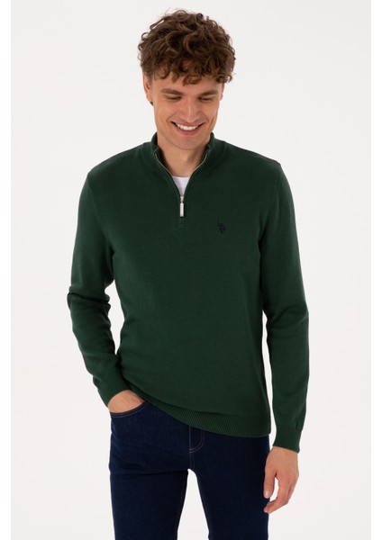 Erkek Koyu Yeşil Kazak /triko 50313695-VR079 modelleri