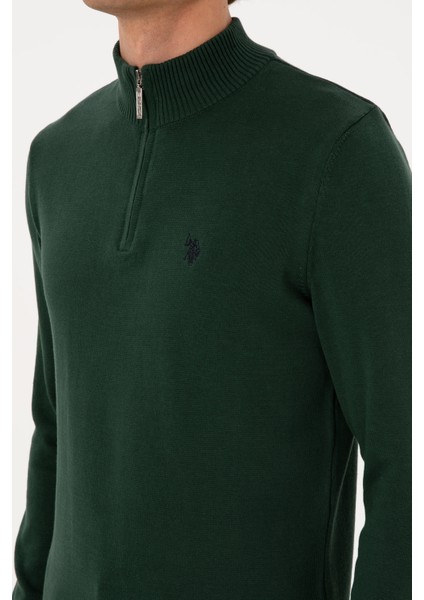 Erkek Koyu Yeşil Kazak /triko 50313695-VR079