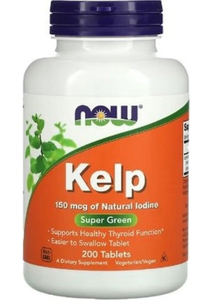 , Kelp, Super Greens (Yosun) 150 Mcg, 200 Tablet