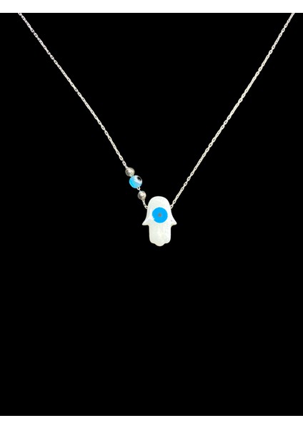 925 Ayar, Fatma Ana Eli Model, 40-45 cm Kolye Uzunluğu, Ağırlık Ortalama 2-2,5 gr Aralığında, Mükemmel Hediye 925 Ayar Gümüş Kolye (KOD2785) fiyatları