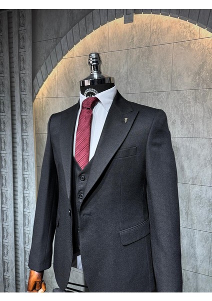 Lycra Sim Fit Yelekli Takım Elbise fiyatları