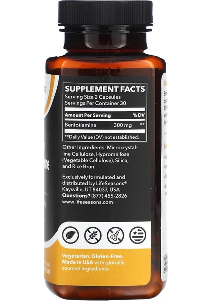 Essentials Benfotiamine - 60 Caps fiyatları