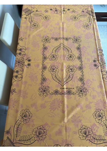 Kolay Temizlenebilir Renkli Çiçek Desenli Dikdörtgen Masa Örtüsü 220X150 cm – Şık, Lüks ve Çeyizlik Model indirimleri