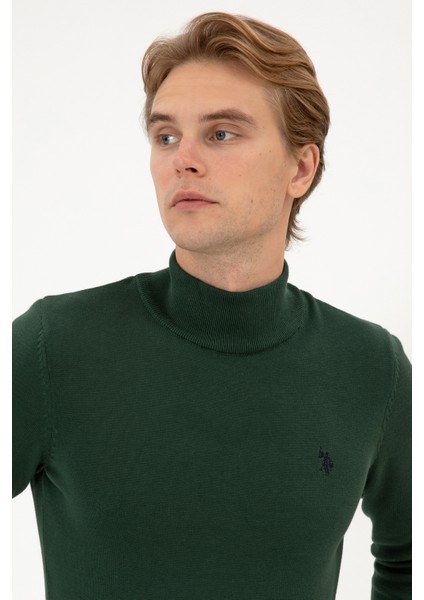 Erkek Koyu Yeşil Kazak /triko 50313712-VR079 fiyatları