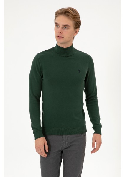 Erkek Koyu Yeşil Kazak /triko 50313712-VR079 modelleri