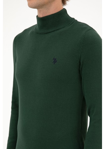 Erkek Koyu Yeşil Kazak /triko 50313712-VR079