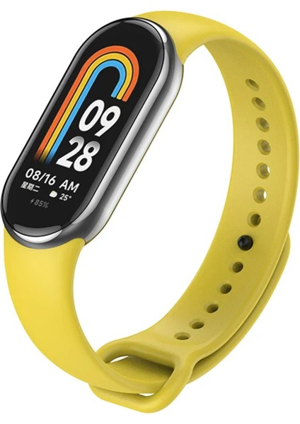 Xiaomi Mi Band 8 / 9 / 10 Uyumlu Akıllı Bileklik Yüksek Kalite Silikon Kordon Kayış