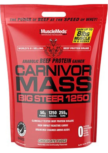 Beef Protein Carnivor Mass Anabolic Gainer 6800 kg