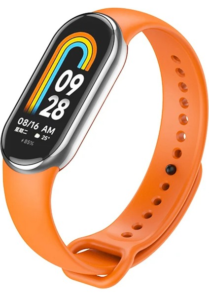 Xiaomi Mi Band 8 / 9 / 10 Uyumlu Akıllı Bileklik Yüksek Kalite Silikon Kordon Kayış