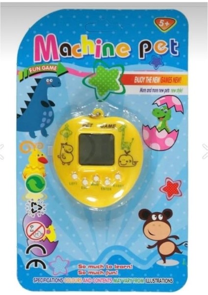 Efsane Oyuncak Geri Döndü Nostaljik Sanal Bebek Anahtarlıklı Kalp Şeklinde Sanal Bebek