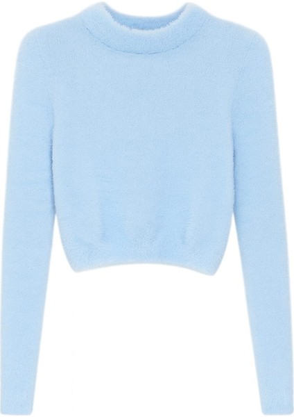 Sakallı Bisiklet Yaka Kadın Kazak fiyatları