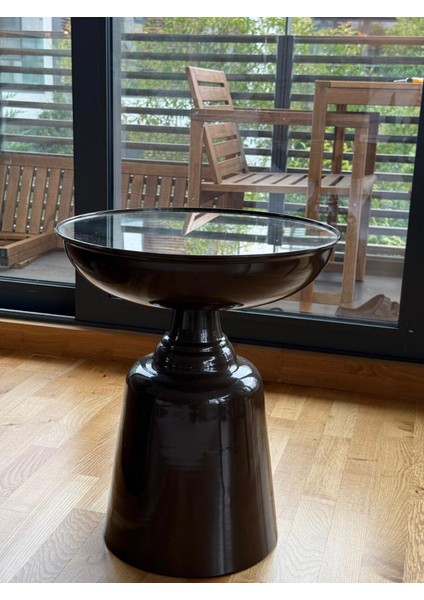 Lunara Eskitme Aynalı Oturma Odası Yan Sehpa indirimleri