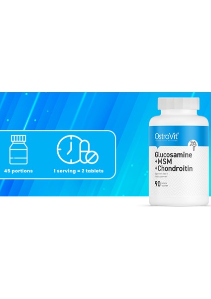 Glucosamine(Glukozamin) + Msm + Chondroitin 90 Tablets fiyatları